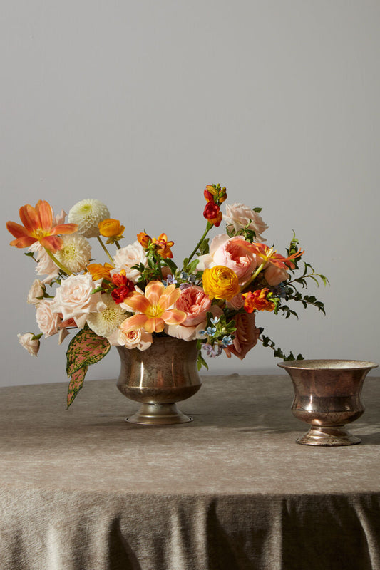 Citrus Glow – Designer Compote Arrangement